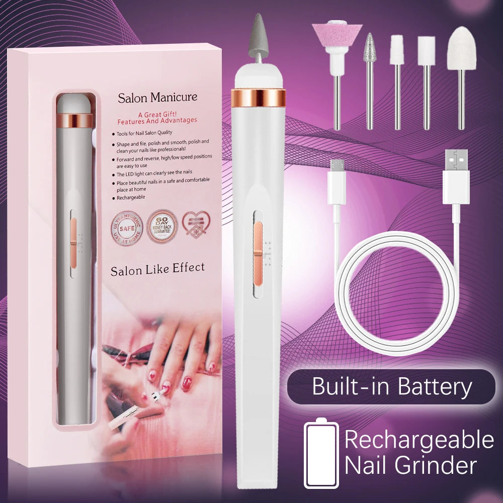 5 in 1 Electric Nail Polish Drill Machine