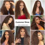 Chocolate Brown 13x6 HD Lace Frontal Wig