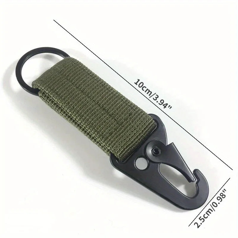 3Pcs Tactical Carabiner Outdoor EDC Keychain