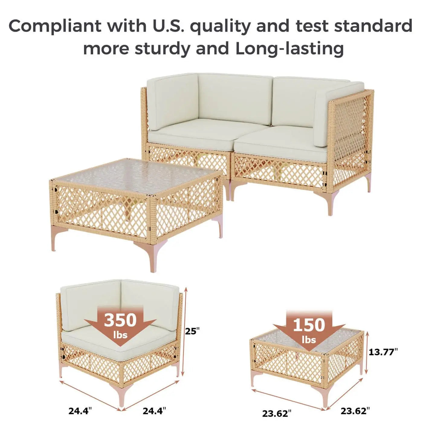 7-Piece Outdoor Patio Furniture Set