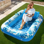 Suntan Tub Raft Floatie Inflatable Tanning Pool