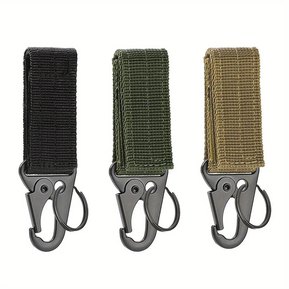 3Pcs Tactical Carabiner Outdoor EDC Keychain