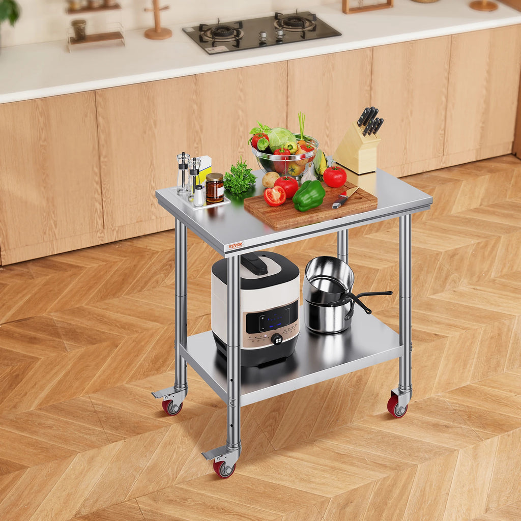 Stainless Steel Kitchen Worktable