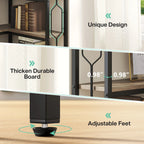 Corner Shelf, 7-Tier Industrial Corner Bookshelf