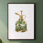 1pc Green Botanical Leaves Interior Art Print