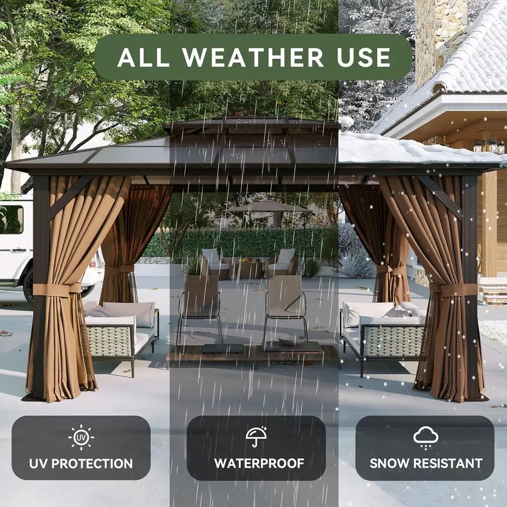 10x12 ft. Outdoor Poly Pavilion