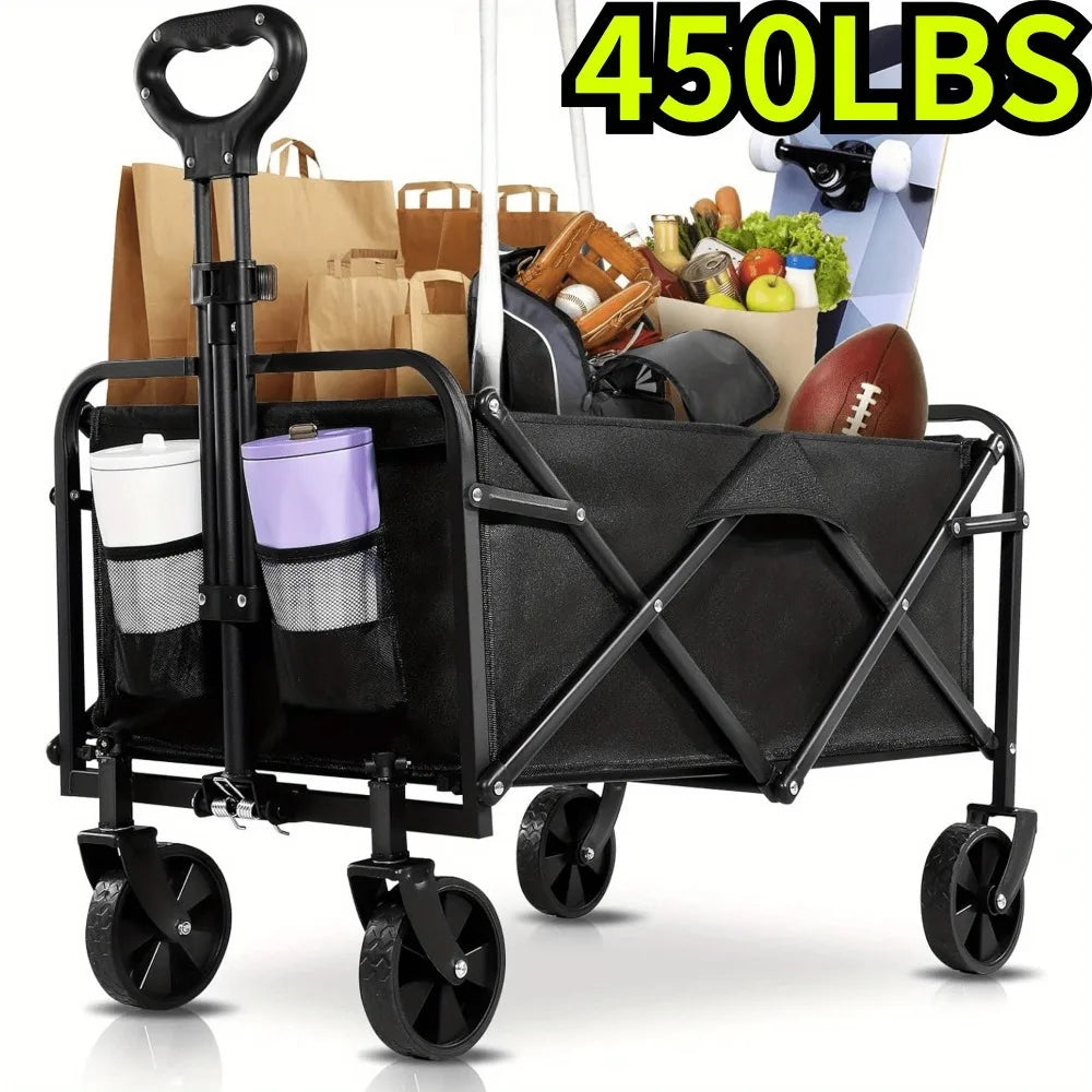 [Heavy Duty] Folding Wagon Cart