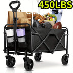 [Heavy Duty] Folding Wagon Cart