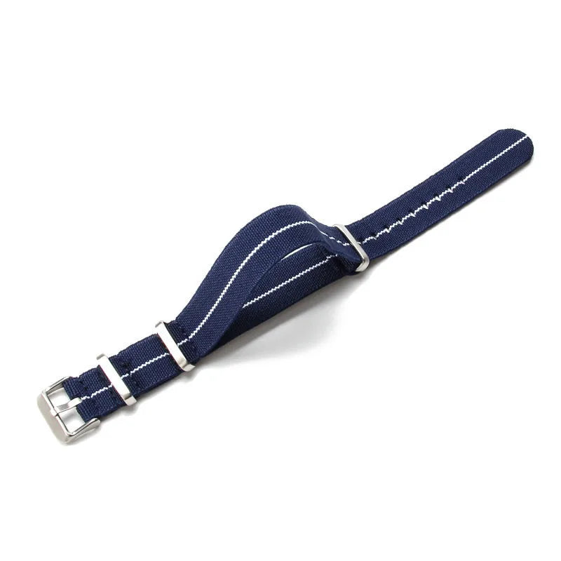 Elastic woven nato watch strap Nylon