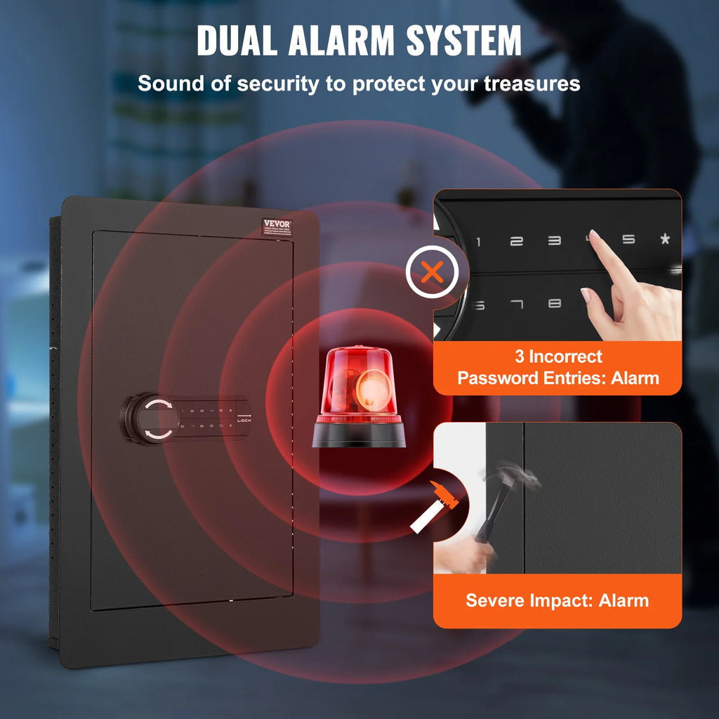 Tall Wall Safe