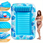 Suntan Tub Raft Floatie Inflatable Tanning Pool