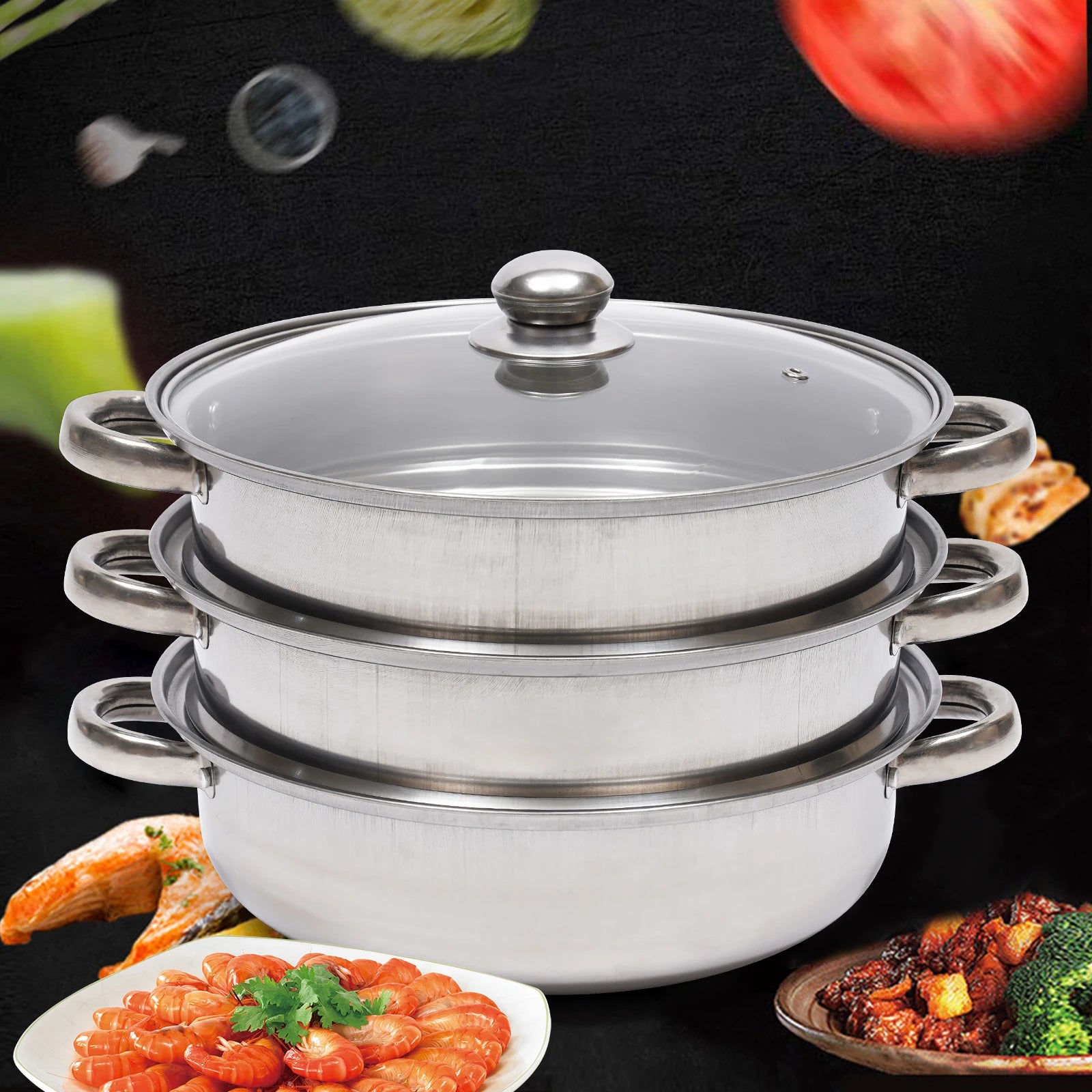 Multi-Function 3 Tier Cook Pots