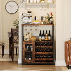 36" Wine Bar Cabinet with LED Lights