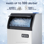 100lbs/24H Commercial Ice Maker Machine