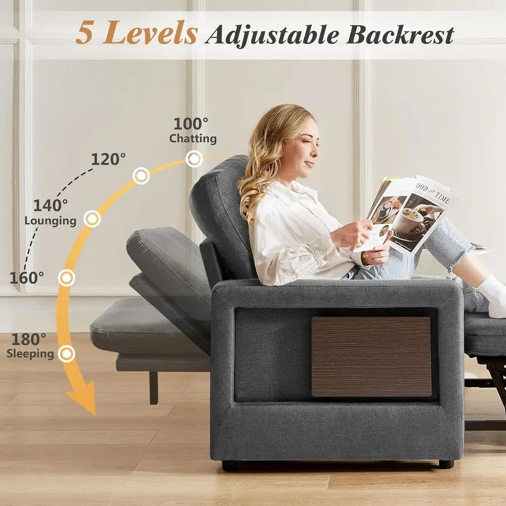 3-in-1 Convertible Sleeper Sofa Chair