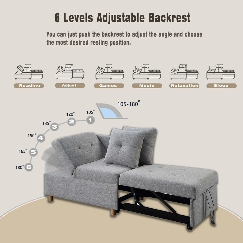 Four in one convertible sofa