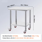 Stainless Steel Kitchen Worktable