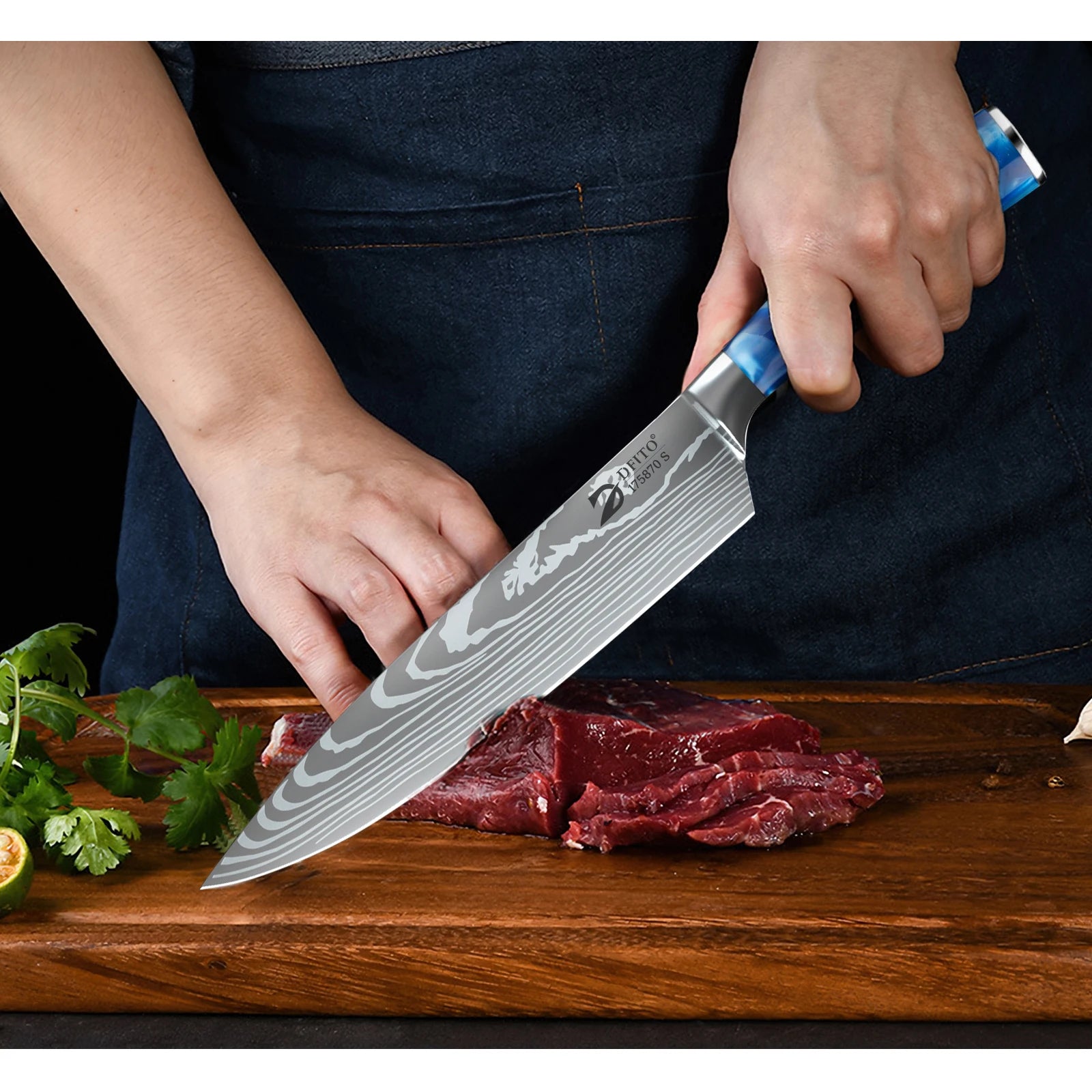 8PCS Chef Knife Kitchen Knives Set