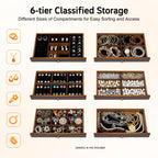 6 Layers Wooden Jewelry Boxes