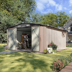 Aoxun 10x12ft Outdoor Storage Shed