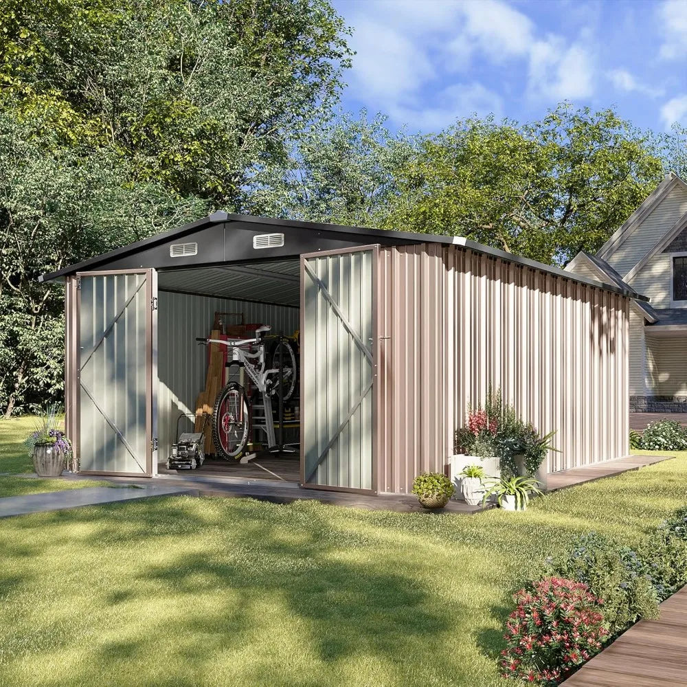 Aoxun 10x12ft Outdoor Storage Shed