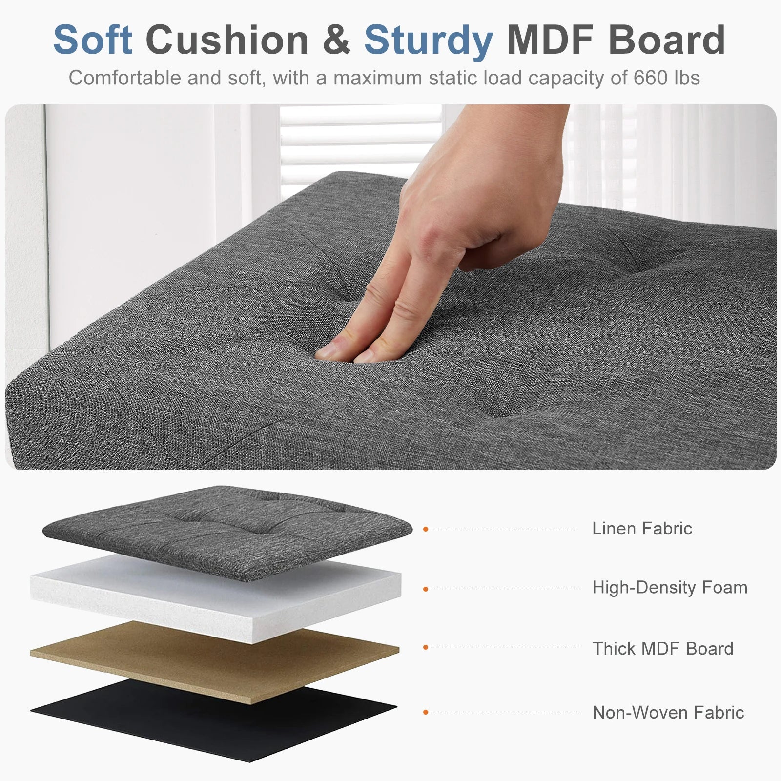 Storage Ottoman Bench