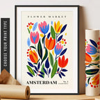 1pc Green Botanical Leaves Interior Art Print