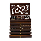 6 Layers Wooden Jewelry Boxes