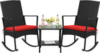 Rocking Chair Outdoor PE Rattan Patio Chairs