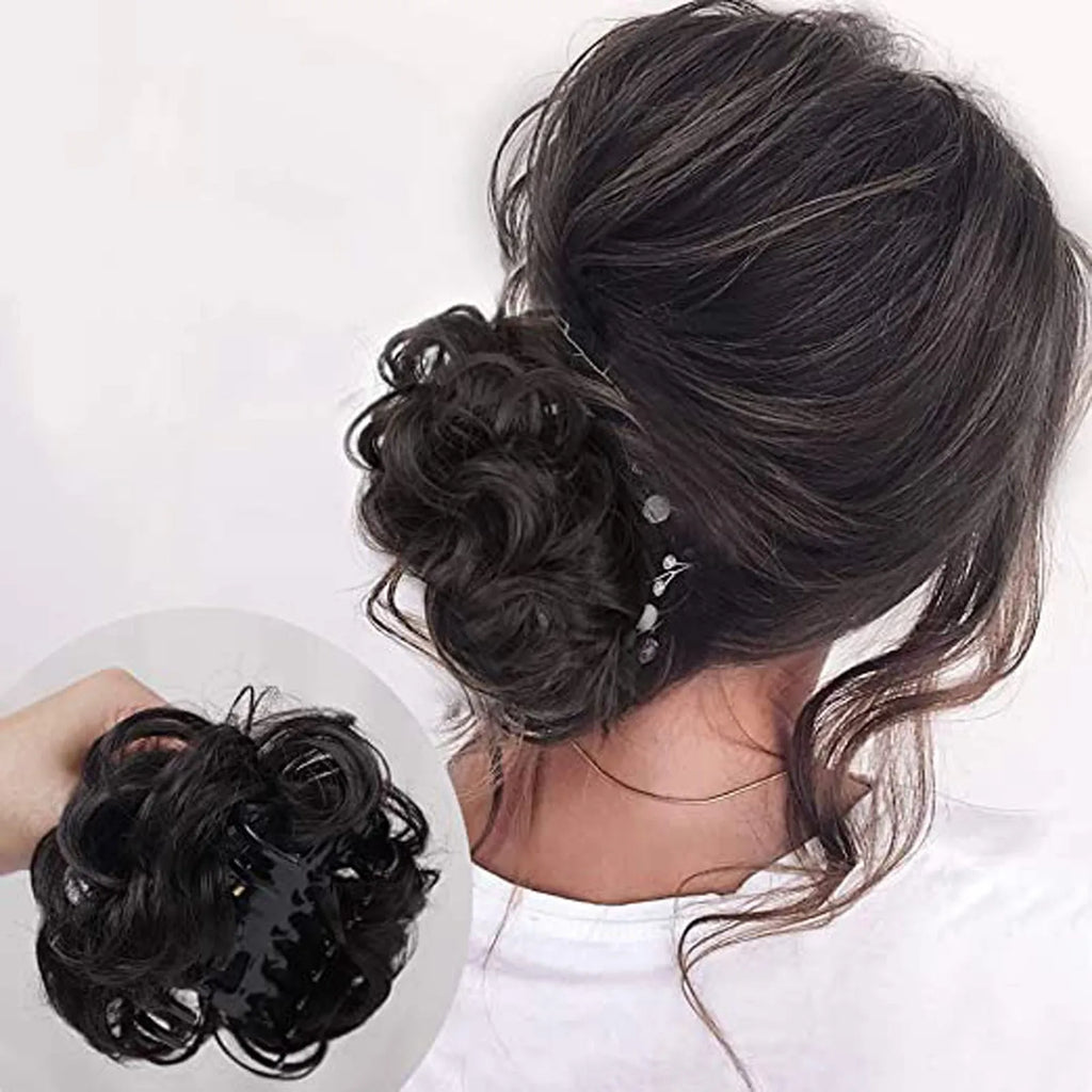 Synthetic Messy Hair Bun Hair Chignon