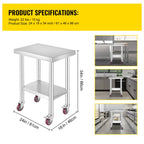 Stainless Steel Kitchen Worktable