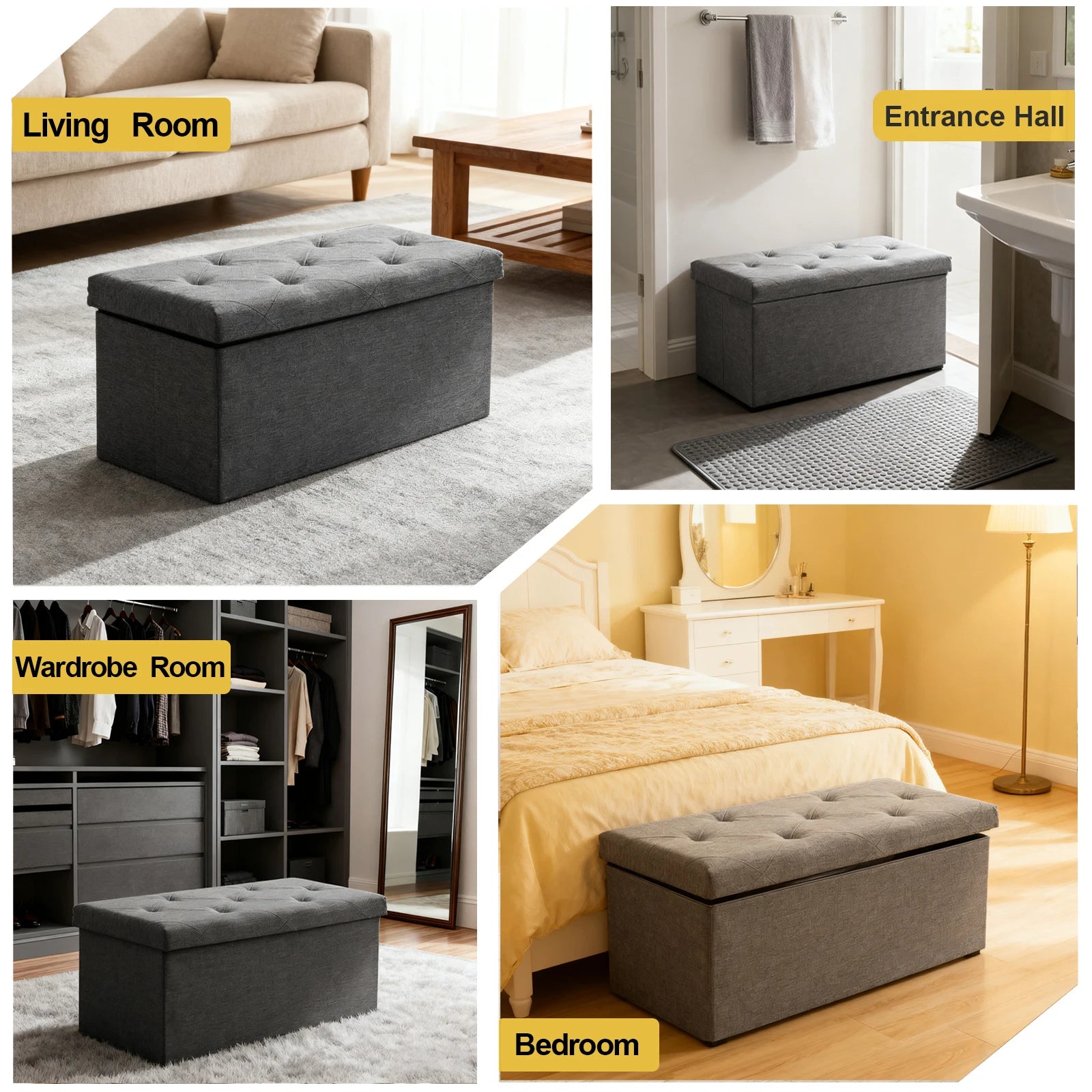 Multi-Purpose Ottoman Bench