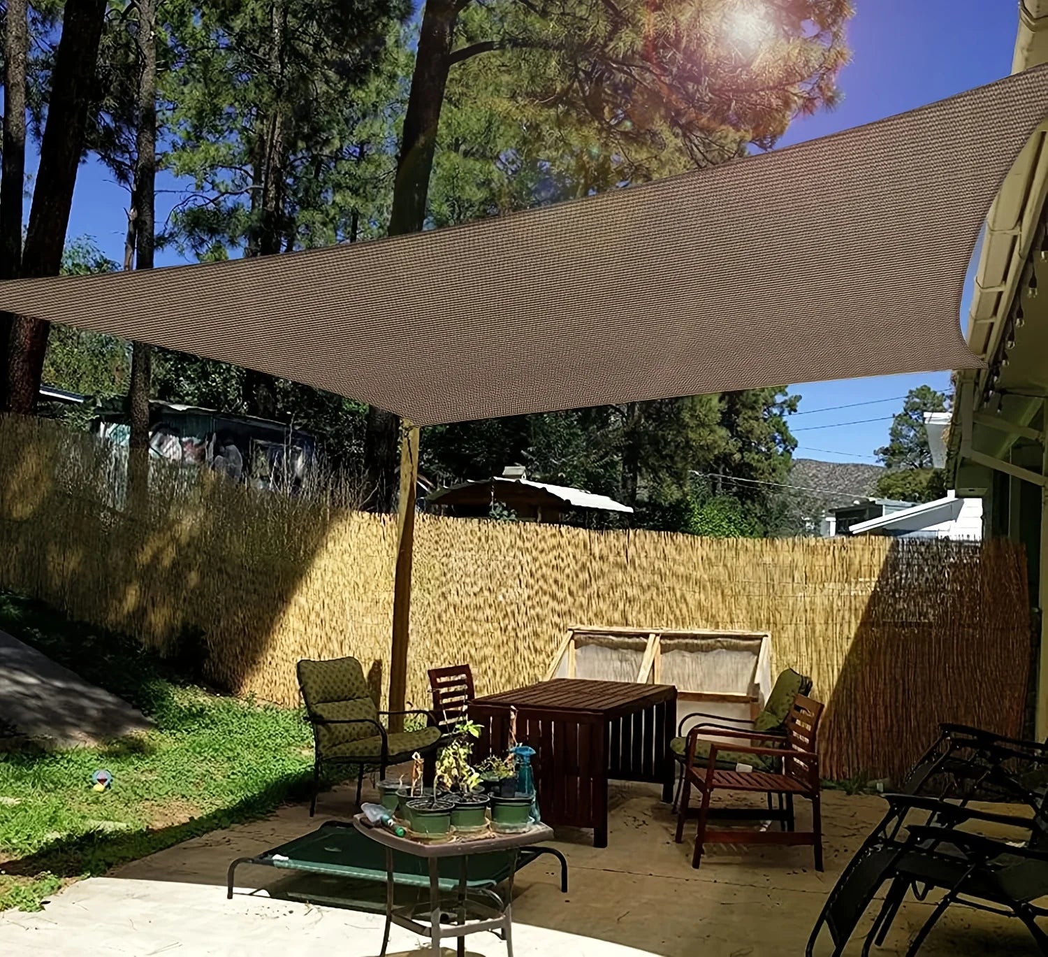 Backyard Shade Net