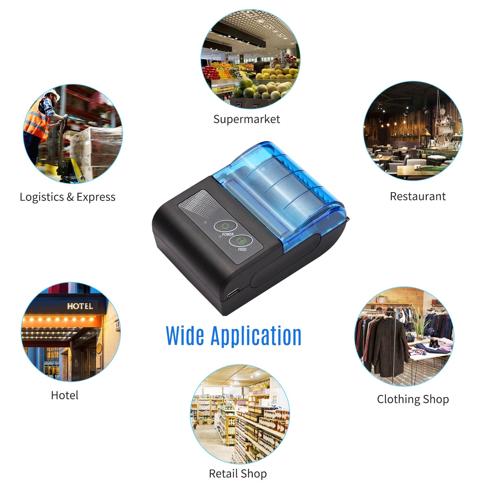 Portable Mini Thermal Printer