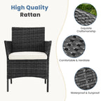 JHK 4 Piece Outdoor Patio Furniture Set