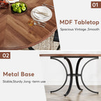 47" Round Dining Table