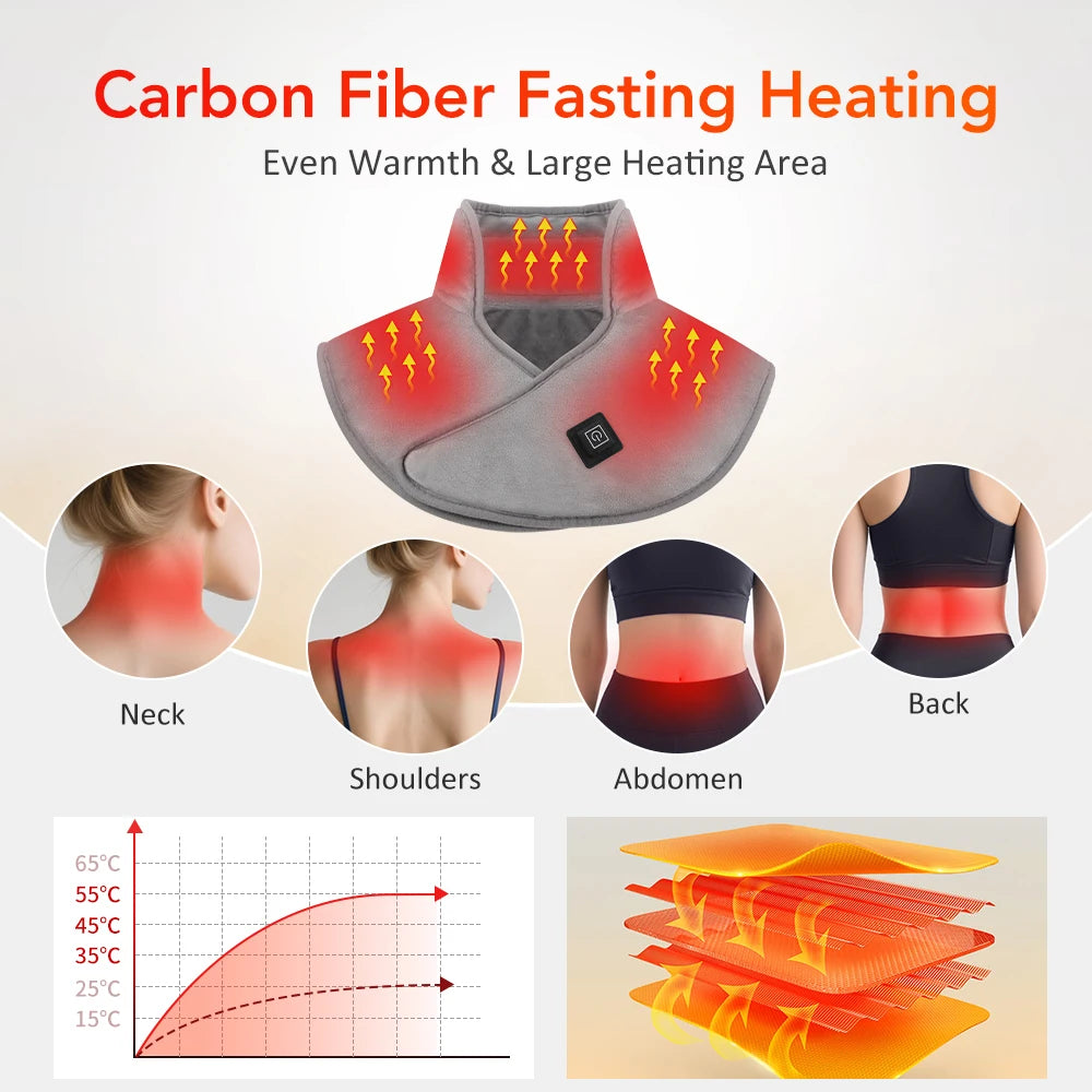 Electric Heating Shoulder Neck Pad Massage