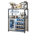 36" Wine Bar Cabinet with LED Lights