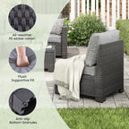 Patio Sectional Sofa Set,