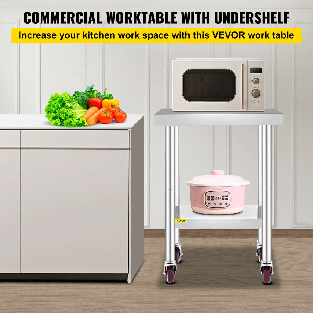 Stainless Steel Kitchen Worktable