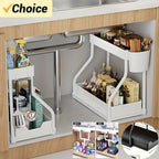 Space Saving 2 Tier Under Sink Organizer