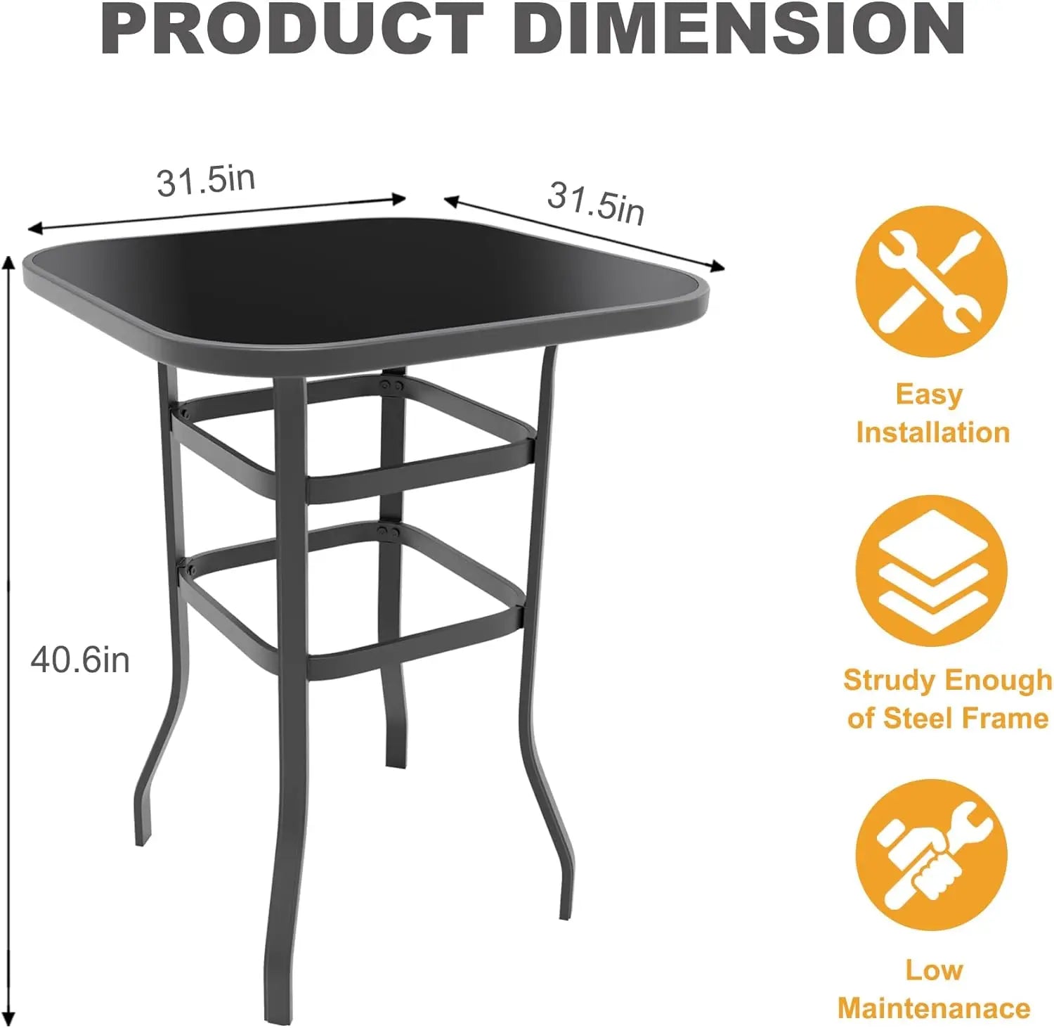 2 Piece Outdoor Swivel Bar Chairs