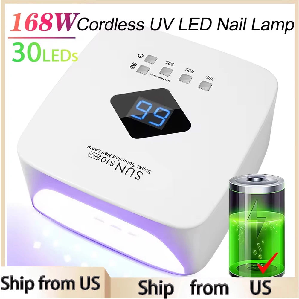 168W UV LED Nail Lamp