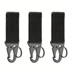 3Pcs Tactical Carabiner Outdoor EDC Keychain