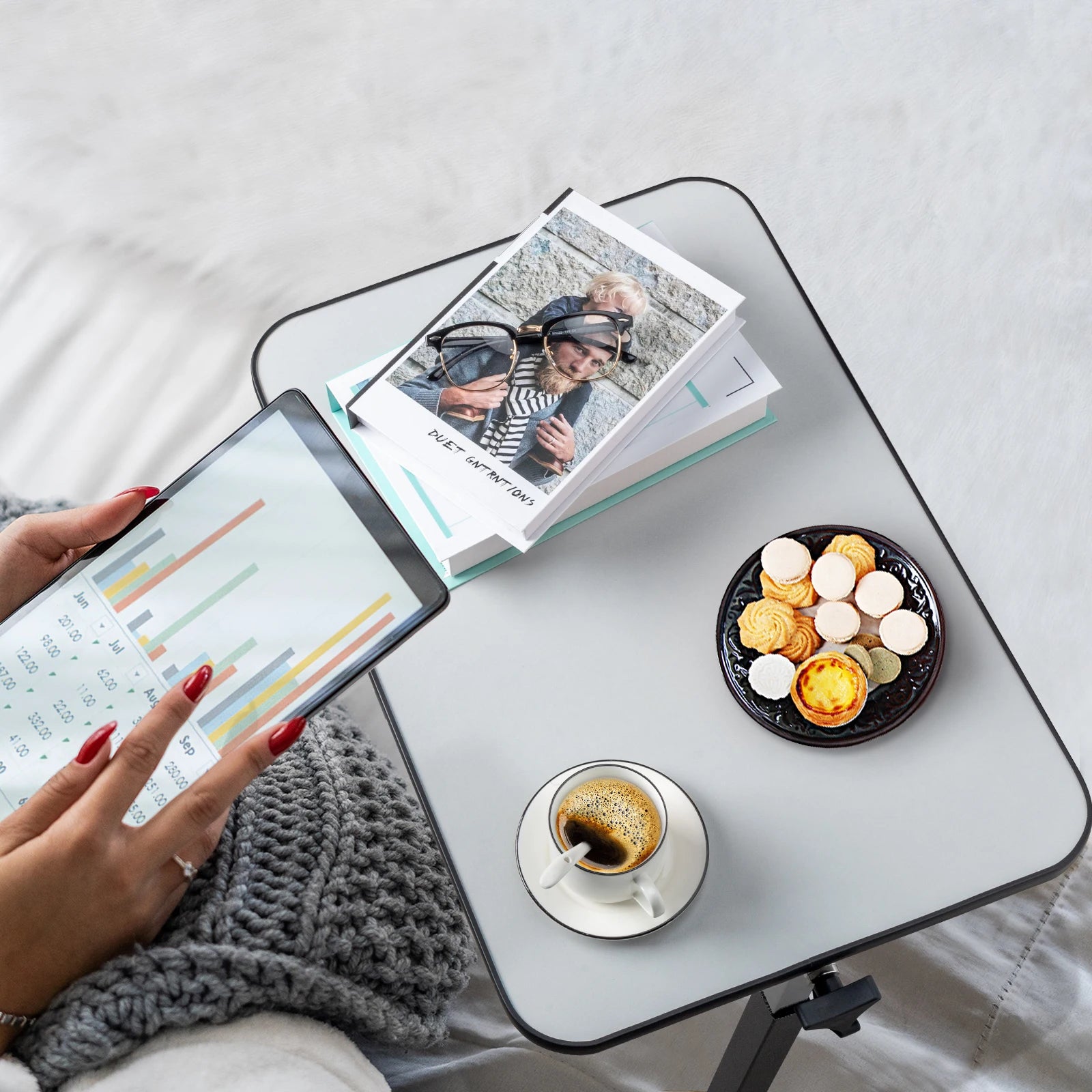 Multifunctional Adjustable Bedside Table