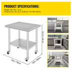 Stainless Steel Kitchen Worktable