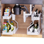 Space Saving 2 Tier Under Sink Organizer