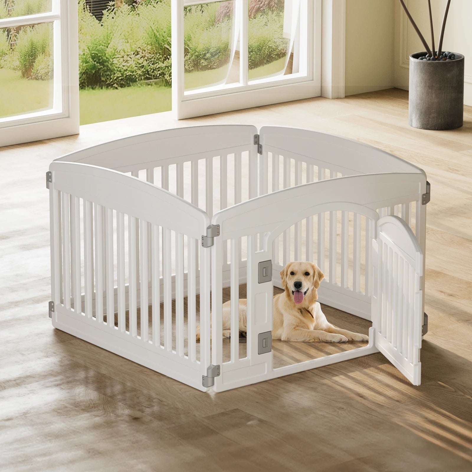 Plastic Dog Playpen 6 Panel 24IN