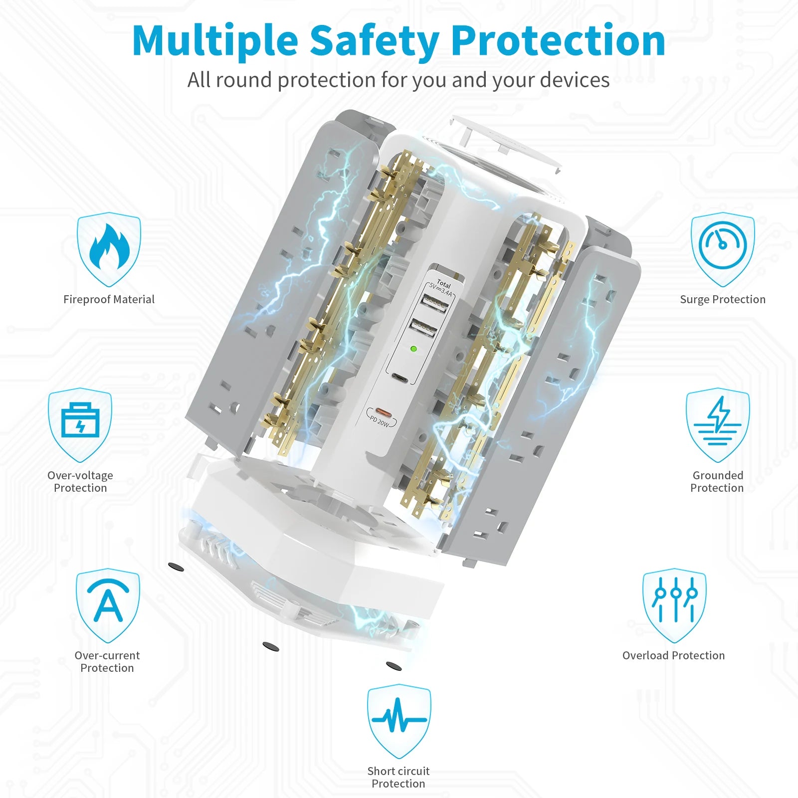 extension tower plug-in board
