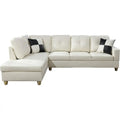 Leather L-Shape Sectional Sofa